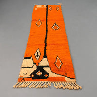 Moroccan Vintage Runner Rug 2.4 x 8 feet / 75 x 246 cm - Ettilux Home