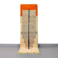 Thumbnail for Moroccan Vintage Runner Rug 2.5 x 7.9 feet / 76 x 242 cm - Ettilux Home