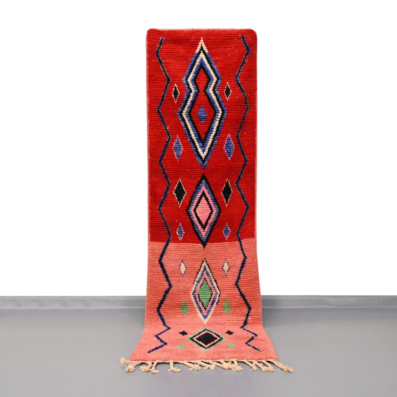 Moroccan Vintage Runner Rug 2.5 x 8.5 feet / 77 x 261 cm - Ettilux Home