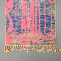 Moroccan Vintage Runner Rug 2.5 x 8.6 feet / 76 x 262 cm - Ettilux Home