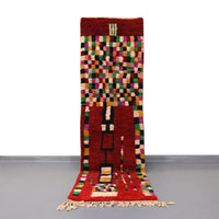 Moroccan Vintage Runner Rug 2.5 x 9 feet / 76 x 276 cm - Ettilux Home