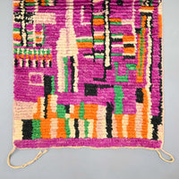 Moroccan Vintage Runner Rug 2.6 x 7.9 feet / 79 x 241 cm - Ettilux Home