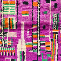 Moroccan Vintage Runner Rug 2.6 x 7.9 feet / 79 x 241 cm - Ettilux Home