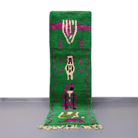 Thumbnail for Moroccan Vintage Runner Rug 2.6 x 8.3 feet / 80 x 254 cm - Ettilux Home