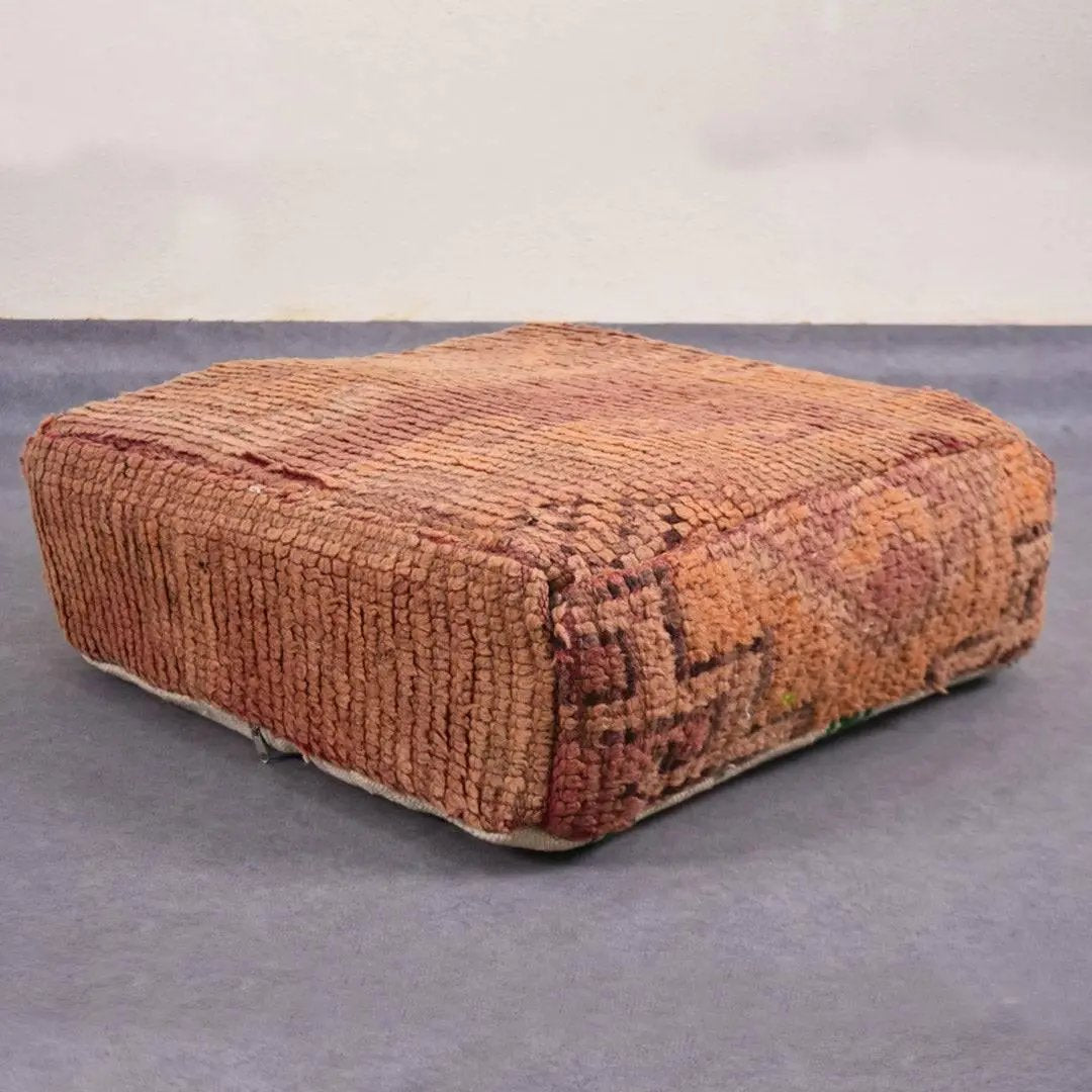 Moroccan Vintage Wool Floor Cushion Cover - Ettilux Home