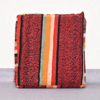 Thumbnail for Moroccan Vintage Wool Floor Cushion Cover - Ettilux Home