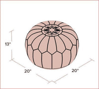 Thumbnail for Natural Nude Pouf - Ettilux Home
