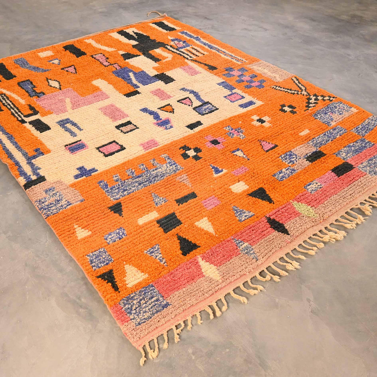 Primordia Vintage Moroccan Rug 7.8 x 10.1 feet / 240 x 310 cm - Ettilux Home