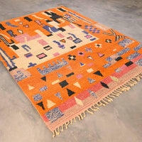 Thumbnail for Primordia Vintage Moroccan Rug 7.8 x 10.1 feet / 240 x 310 cm - Ettilux Home