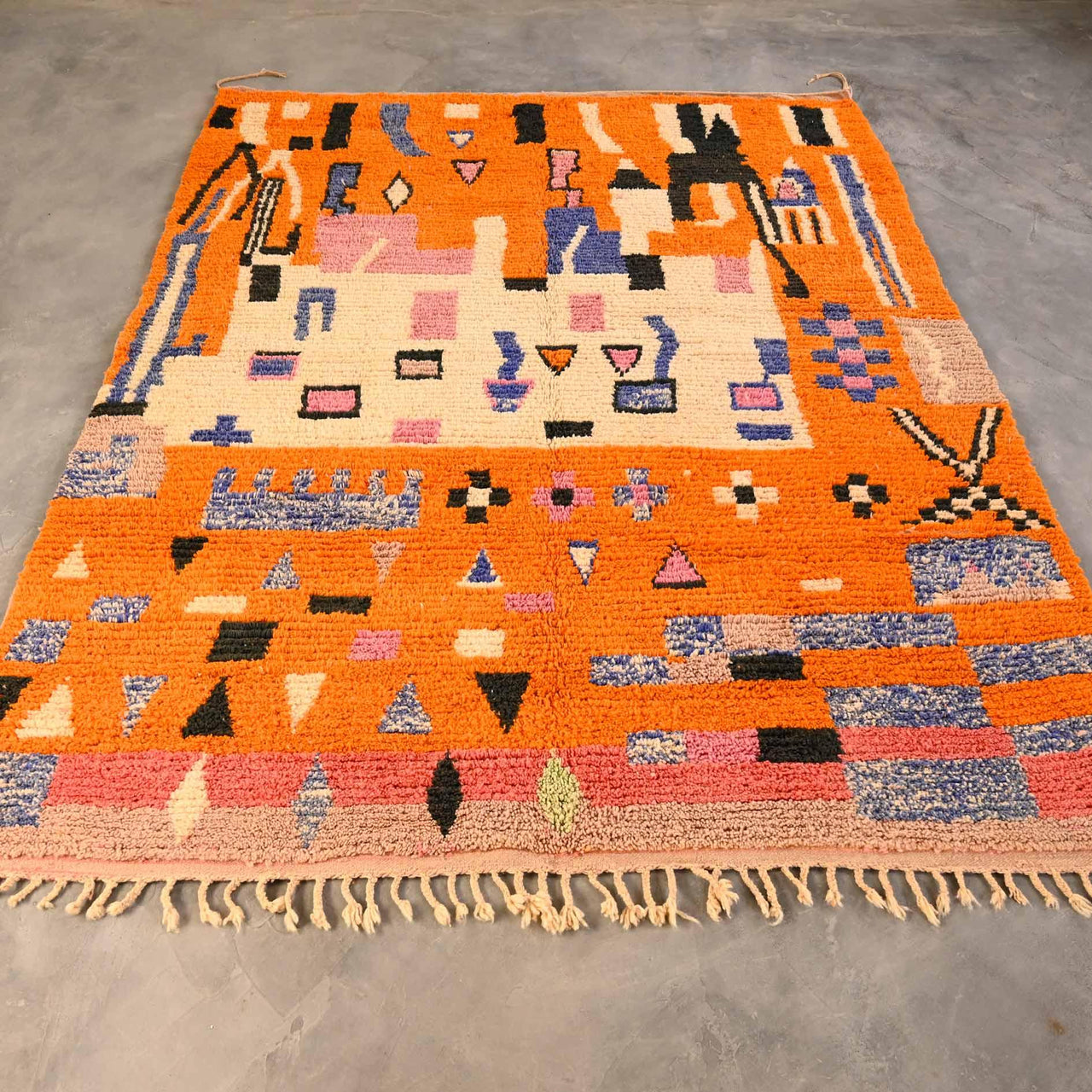 Primordia Vintage Moroccan Rug 7.8 x 10.1 feet / 240 x 310 cm - Ettilux Home