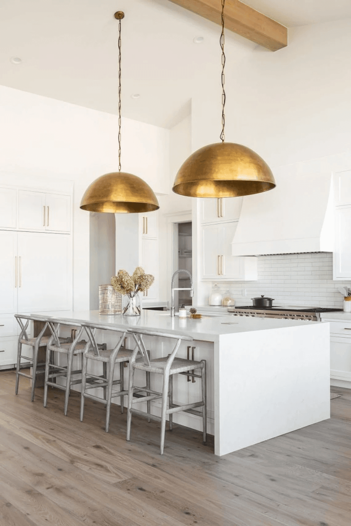 Set OF 2 ,Brass Dome Pendant - Ettilux Home