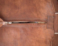 Thumbnail for set of 2 Genuine Leather Poufs - Ettilux Home