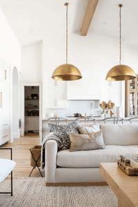 Thumbnail for Set OF 3 , Brass Dome Pendant Lamp Brass Oxide Ceiling Lamp - Ettilux Home