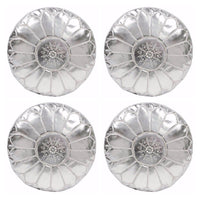 Thumbnail for Set of 4 Silver Poufs - Ettilux Home