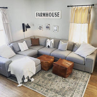 Thumbnail for Set of 4 Square Poufs - Ettilux Home