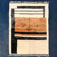 Thumbnail for Valencia White Luxury Beni Mrirt Moroccan Rug 8 X 11.1 ft / 245 X 340 cm - Ettilux Home