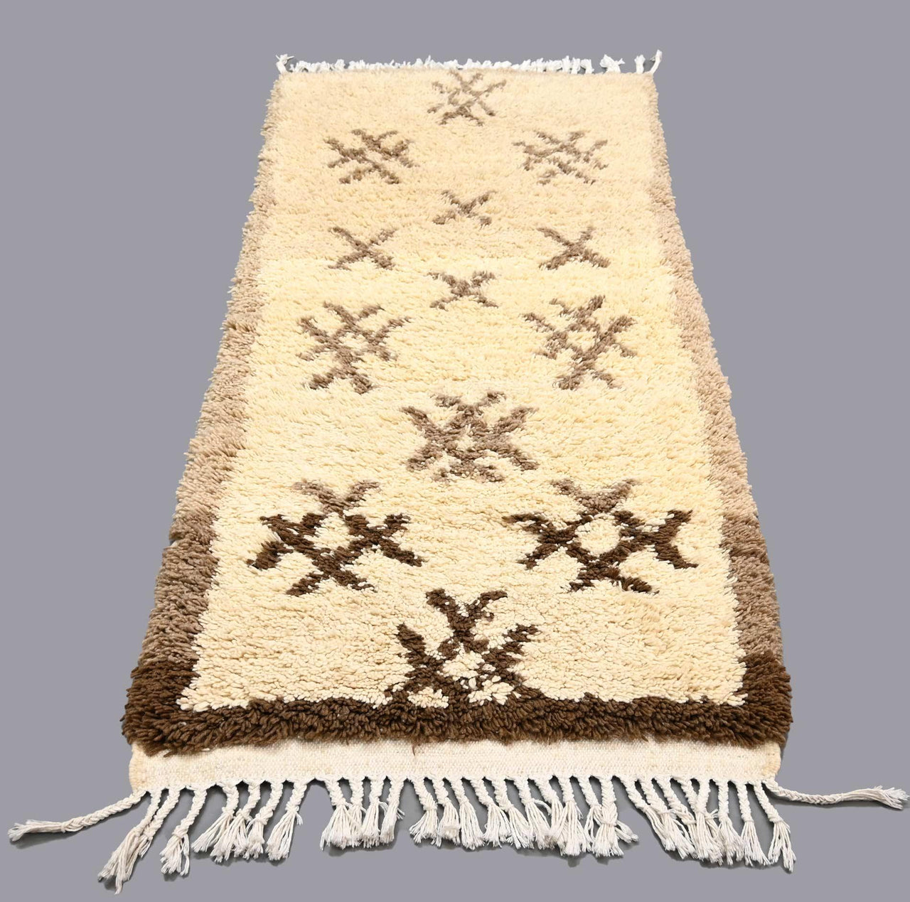Vintage Azilal Rug 2.7 x 6.7 feet / 83 x 204 cm - Ettilux Home