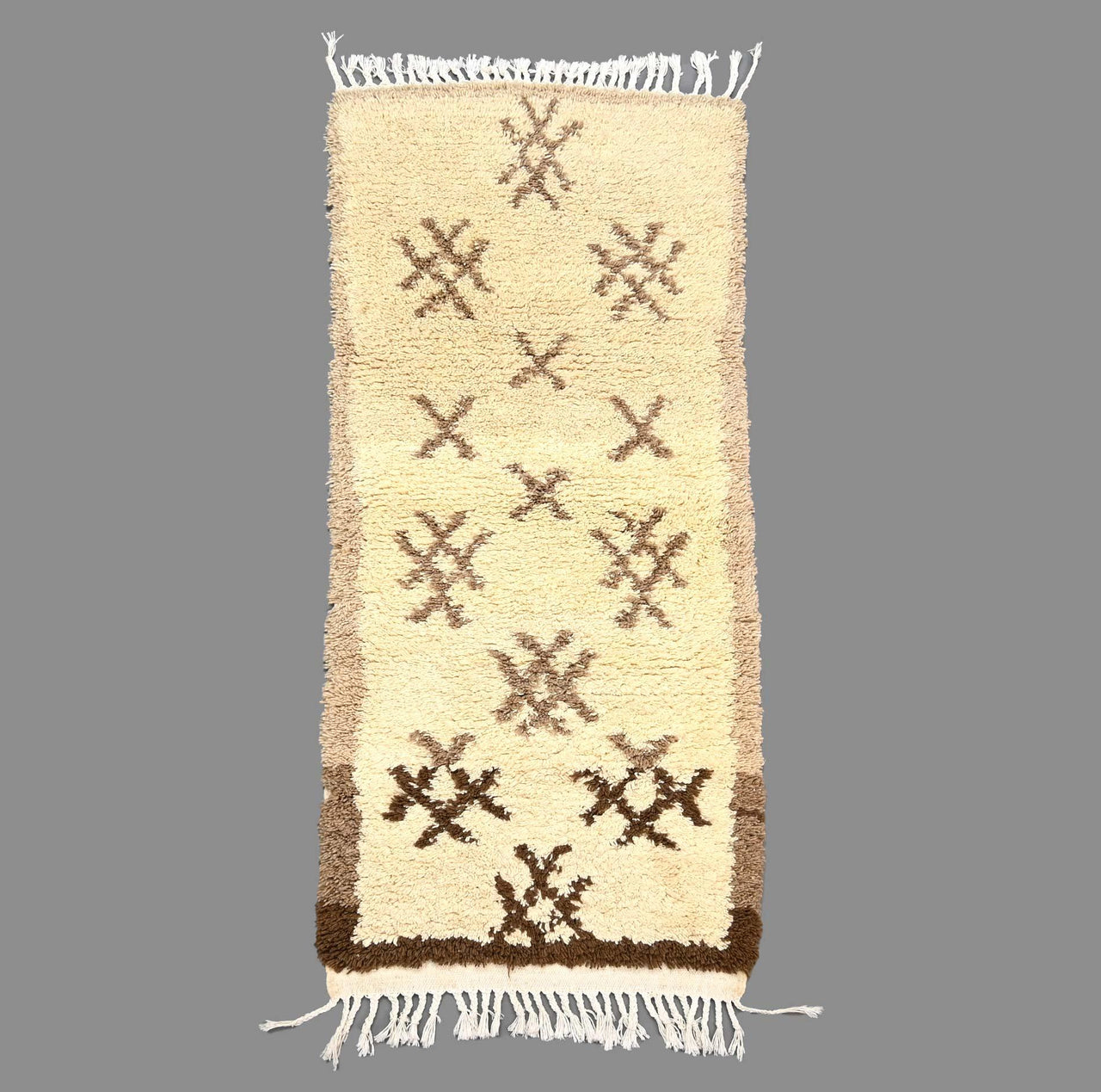 Vintage Azilal Rug 2.7 x 6.7 feet / 83 x 204 cm - Ettilux Home