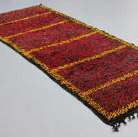 Thumbnail for Vintage Berber Moroccan Runner Rug 2.9 x 9 feet / 90 cm x 277 cm - Ettilux Home
