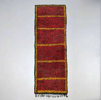 Thumbnail for Vintage Berber Moroccan Runner Rug 2.9 x 9 feet / 90 cm x 277 cm - Ettilux Home