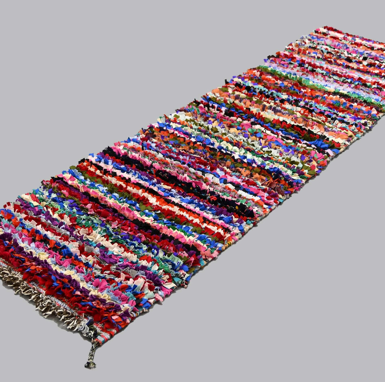 Vintage Boucherouite Rug 2x7ft / 60 x 215 cm - Ettilux Home