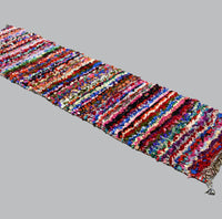 Thumbnail for Vintage Boucherouite Rug 2x7ft / 60 x 215 cm - Ettilux Home