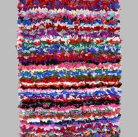 Thumbnail for Vintage Boucherouite Rug 2x7ft / 60 x 215 cm - Ettilux Home