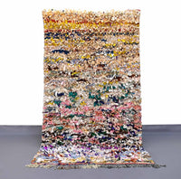 Thumbnail for Vintage Boucherouite Rug 7.3 x 4.1 feet / 255 x 125 cm - Ettilux Home