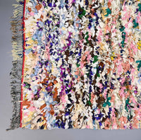 Thumbnail for Vintage Boucherouite Rug 7.3 x 4.1 feet / 255 x 125 cm - Ettilux Home