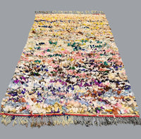 Thumbnail for Vintage Boucherouite Rug 7.3 x 4.1 feet / 255 x 125 cm - Ettilux Home