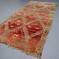 Thumbnail for Vintage Moroccan Rug 6 x 12.8 feet / 185 x 390 cm - Ettilux Home