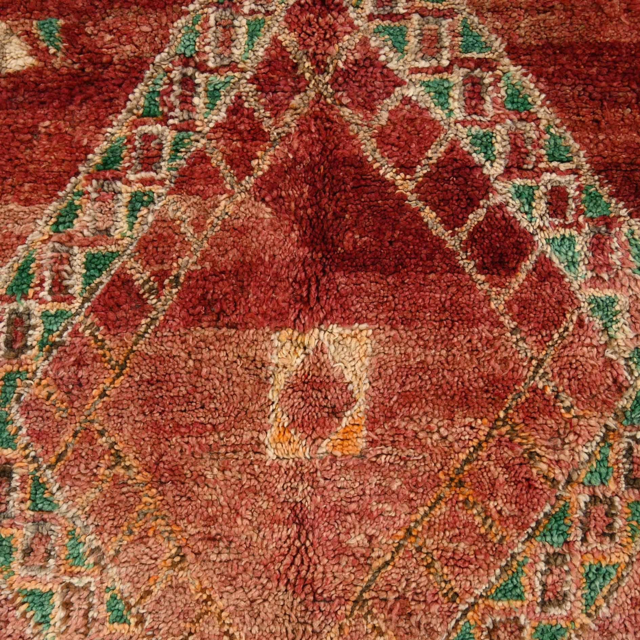 Vintage Moroccan Rug 6 x 12.8 feet / 185 x 390 cm - Ettilux Home