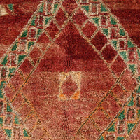 Thumbnail for Vintage Moroccan Rug 6 x 12.8 feet / 185 x 390 cm - Ettilux Home