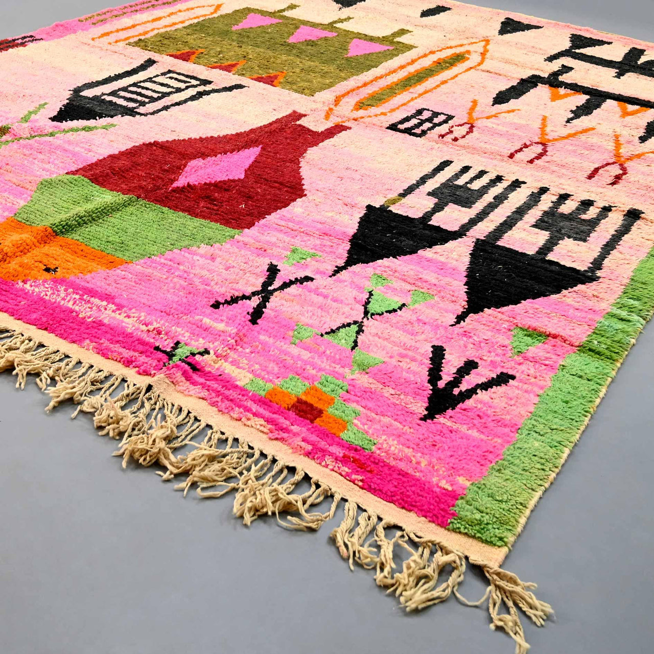 Vintage Moroccan Rug 10.1 x 13.4 feet - Ettilux Home