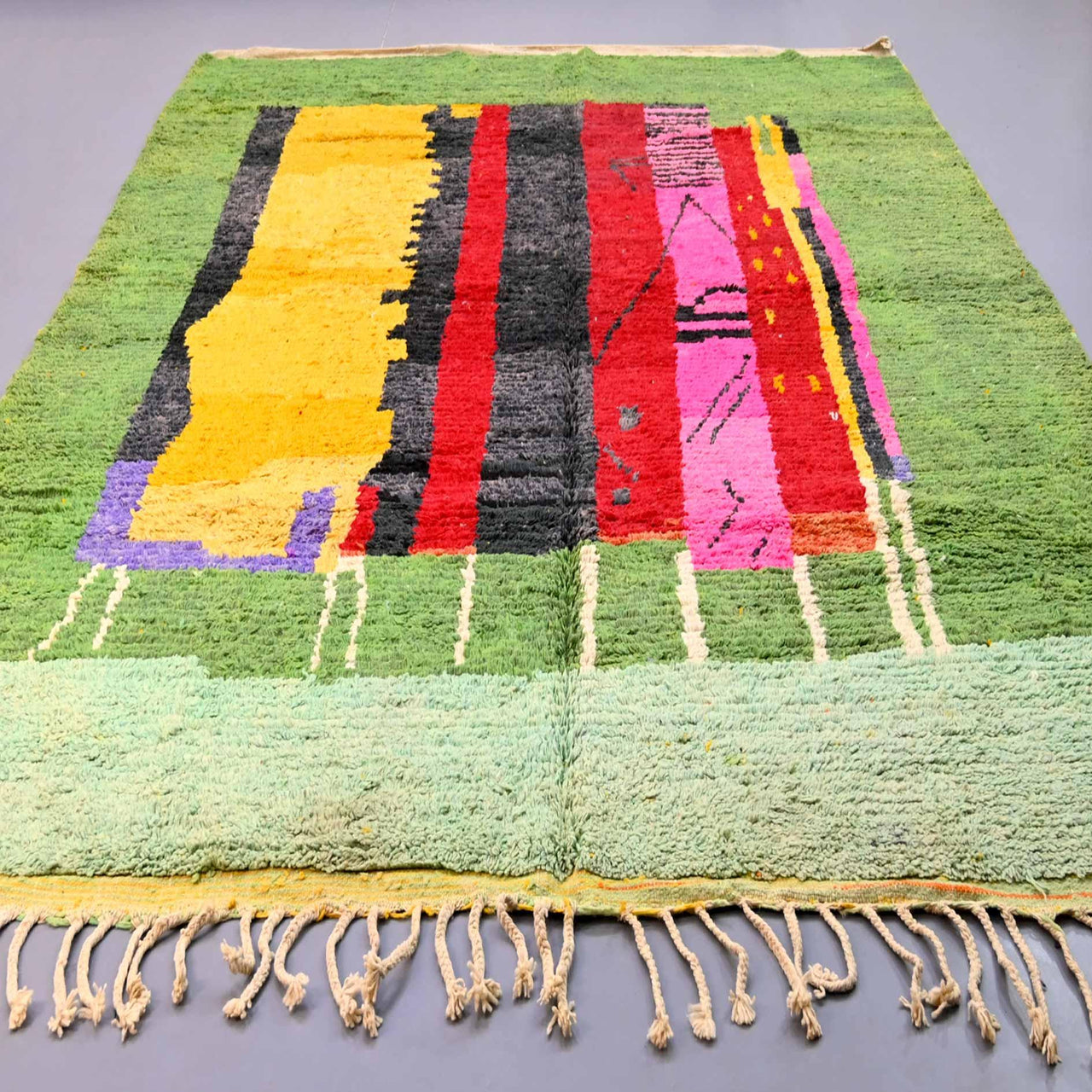 Vintage Moroccan Rug 10 x 12.5 feet / 304 x 383 cm - Ettilux Home