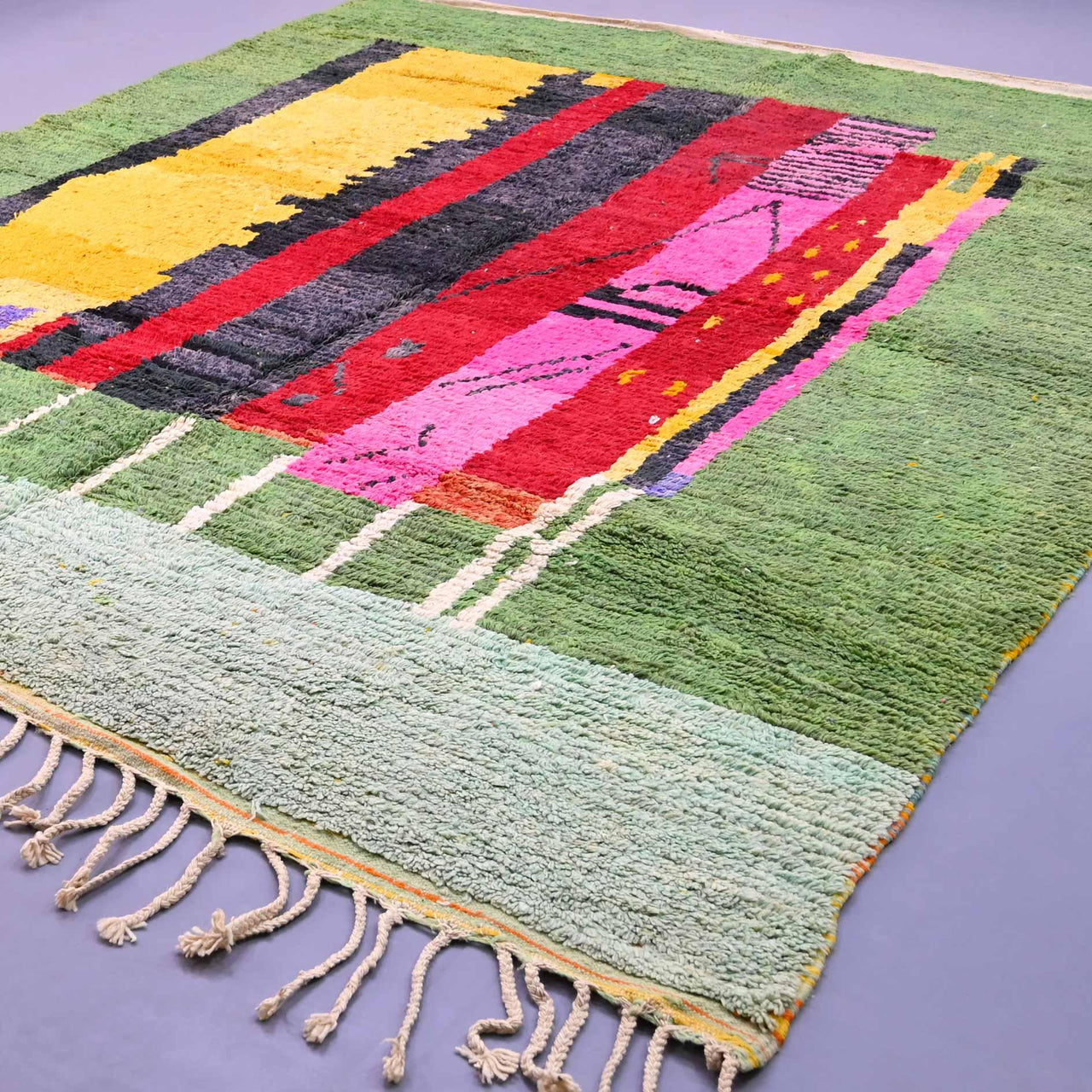 Vintage Moroccan Rug 10 x 12.5 feet / 304 x 383 cm - Ettilux Home