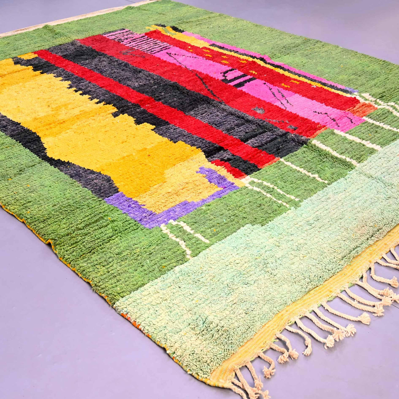 Vintage Moroccan Rug 10 x 12.5 feet / 304 x 383 cm - Ettilux Home