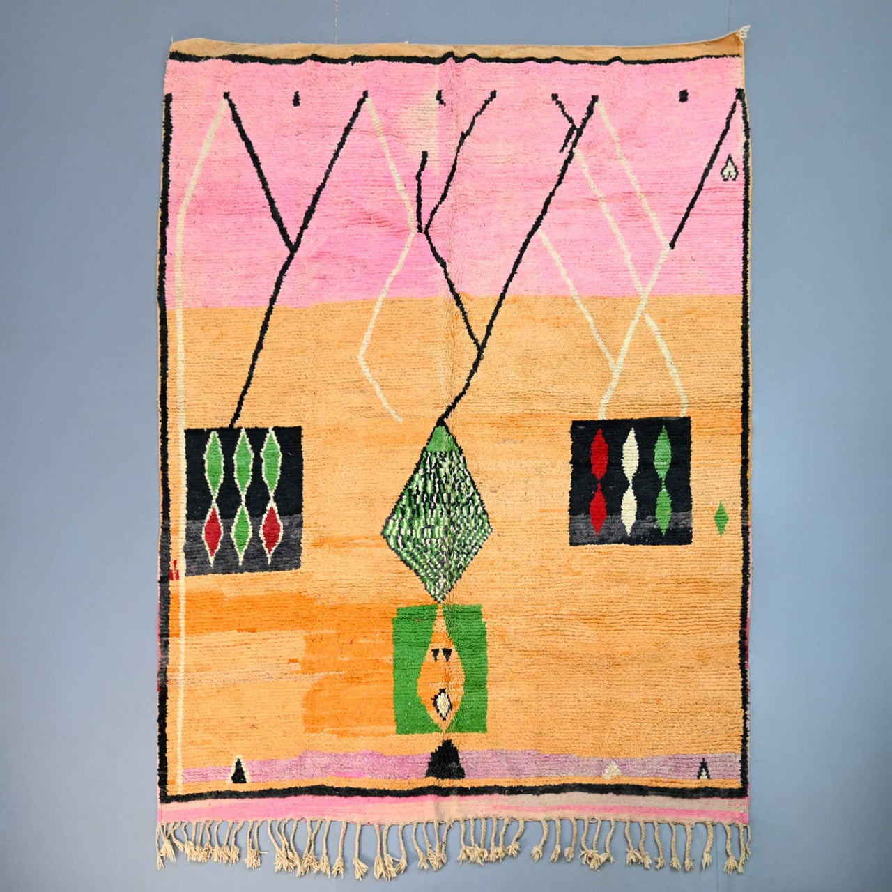Vintage Moroccan Rug 10 x 12.6 feet / 307 x 386 cm - Ettilux Home