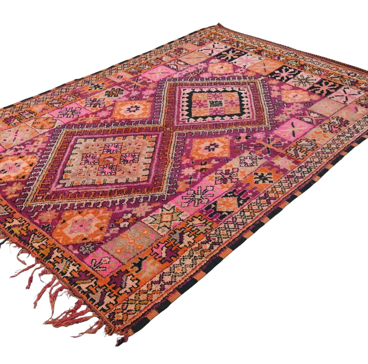 Vintage Moroccan Rug 5.9 x 9 feet / 180 x 276 cm - Ettilux Home