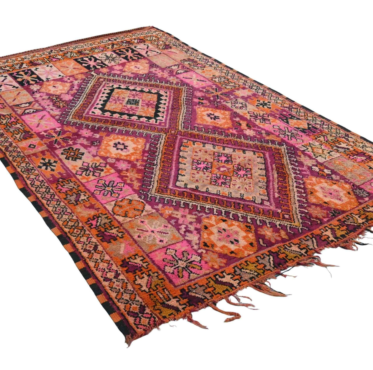 Vintage Moroccan Rug 5.9 x 9 feet / 180 x 276 cm - Ettilux Home