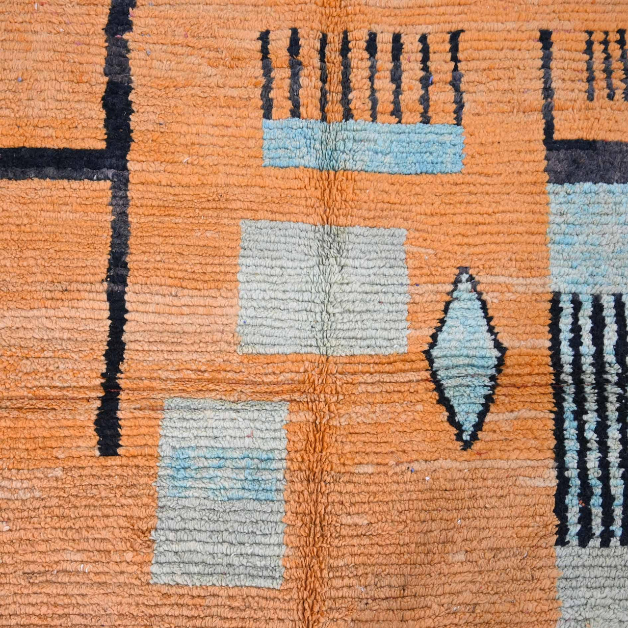 Vintage Moroccan Rug 9.8 x 13 feet - Ettilux Home