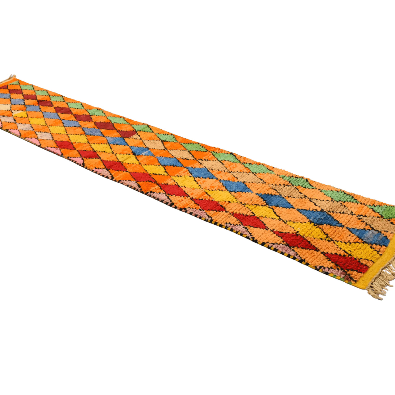 Vintage Moroccan Runner 2.1 x 11.8 feet / 66 cm x 362 cm - Ettilux Home
