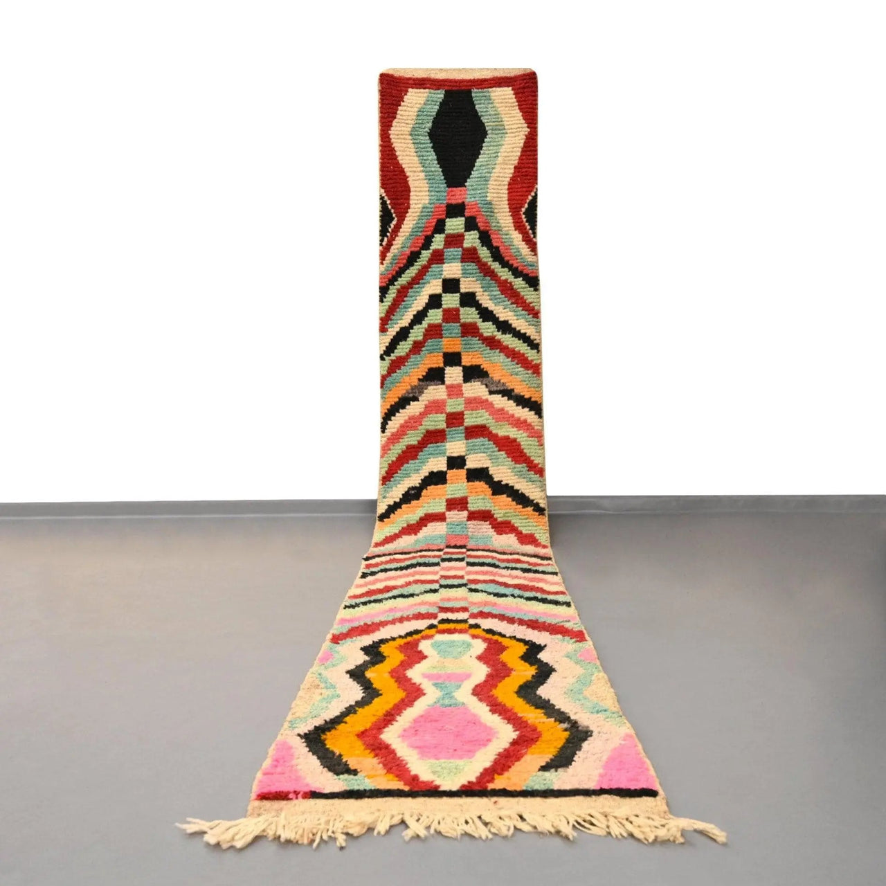 Vintage Moroccan Runner Rug 2.5 x 14.7 feet / 76 x 451 cm - Ettilux Home