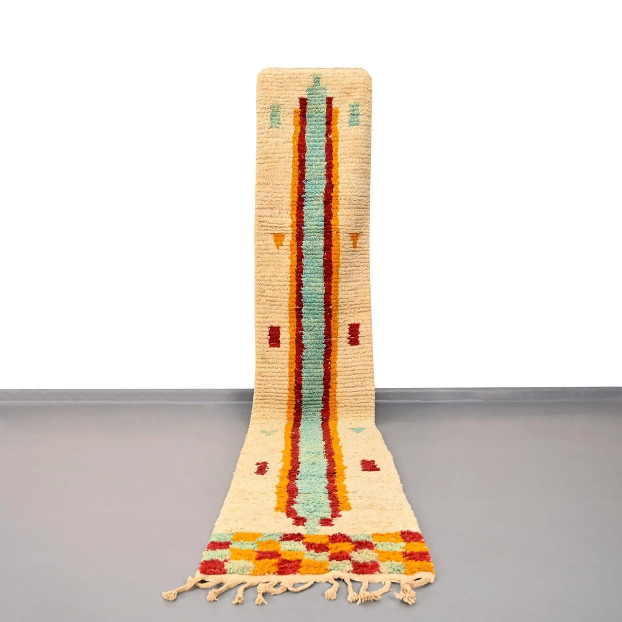 Vintage Runner Moroccan Rug 2.2 x 12.7 feet / 69 x 387 cm - Ettilux Home