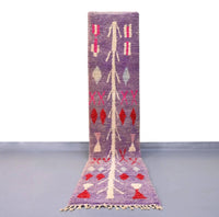 Vintage Runner Moroccan Rug 2.2 x 10.9 feet - Ettilux Home