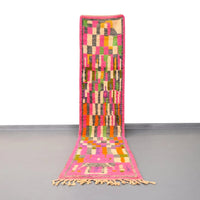 Vintage Runner Moroccan Rug 2.2 x 11.1 feet / 68 x 341 cm - Ettilux Home
