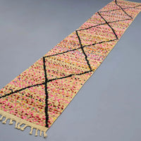 Vintage Runner Moroccan Rug 2.3 x 13.2 feet / 72 x 404 cm - Ettilux Home
