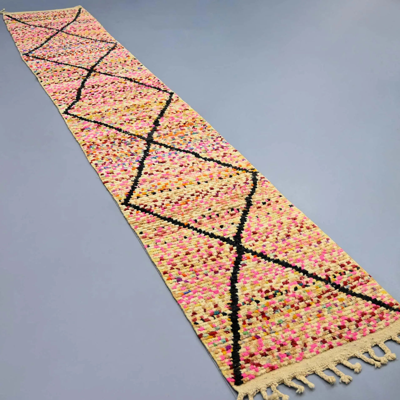Vintage Runner Moroccan Rug 2.3 x 13.2 feet / 72 x 404 cm - Ettilux Home