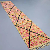 Vintage Runner Moroccan Rug 2.3 x 13.2 feet / 72 x 404 cm - Ettilux Home