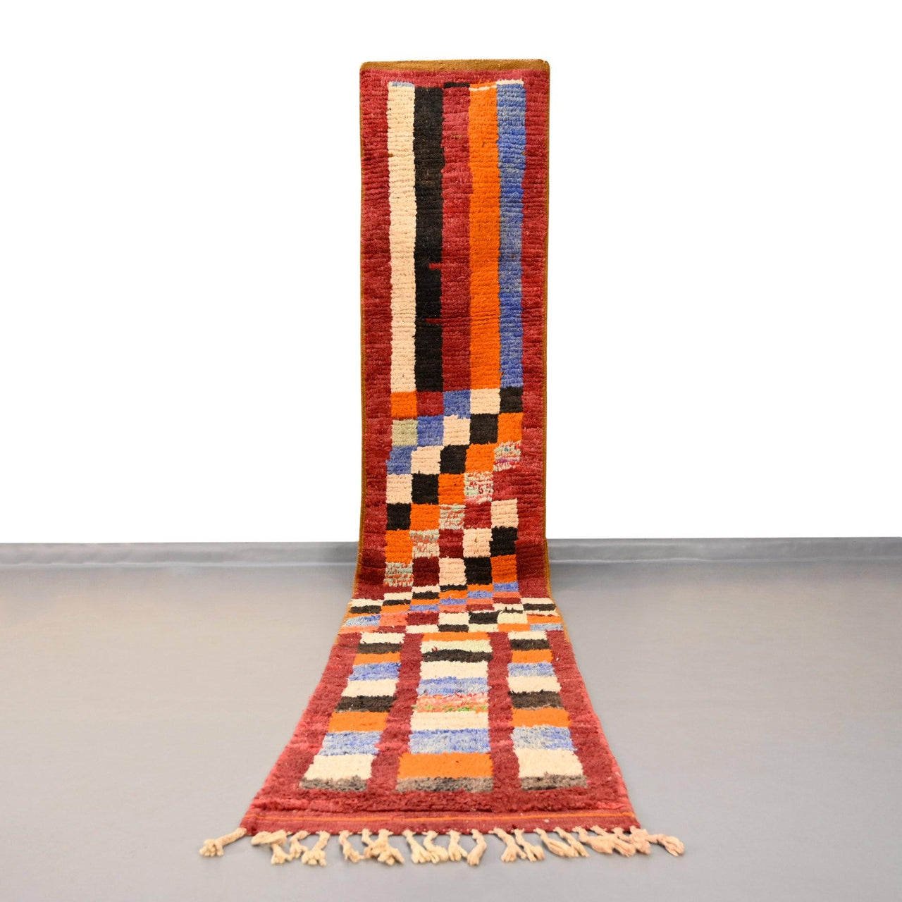 Vintage Runner Moroccan Rug 2.3 x 13.2 feet / 70 x 405 cm - Ettilux Home